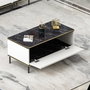 Hanah Home Imaj Mesa de centro Blanca